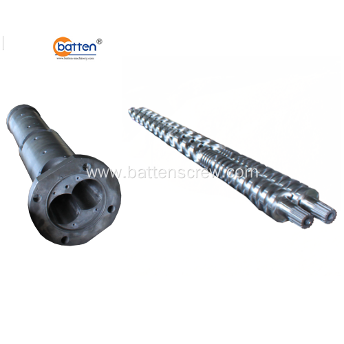 Kmd50/103 conical twin screw barrel for extruder